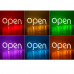 Неоновая вывеска "OPEN" RGB синхронно вся вывеска (с контроллером)