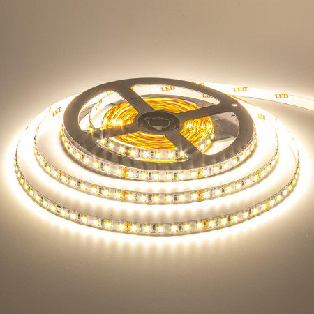 Светодиодная лента белая теплая 24V AVT smd2835 120LED/м IP20
