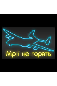 Неоновая вывеска Мрії не горять (1000x600)