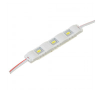 Модуль МТК 12V белый холодный 3led smd5730 1Вт IP65