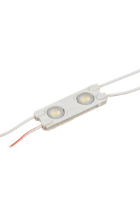 Модуль МТК 12V белый холодный 2led smd5730 1Вт IP65