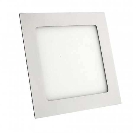 Led светильник точечный 12Вт 3000К квадратный пластик IP20