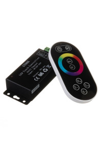 Контроллер черный RGB 18А 216 Вт, (8 кнопок) 