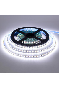 Led лента 12В узакая 5 мм холодная белая AVT smd2835 120LED/m IP20, 1м