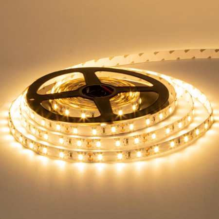 Led лента 12В белая теплая smd5730 60LED/m IP20, 1м