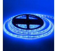 Led лента 12В синяя smd2835 120LED/m IP65, 1м