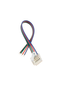 Led коннектор RGB 10 mm (провод+зажим)