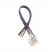Led коннектор RGB 10 mm (провод+зажим)