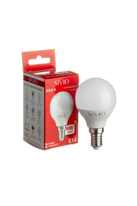 Led лампа Sivio 6Вт G45 теплая белая E14 3000K