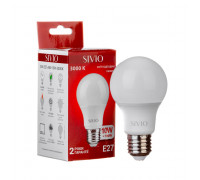 Led лампа Sivio 10Вт А60 теплая белая E27 3000K