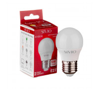 Led лампа Sivio 5Вт G45 нейтральная белая E27 4100K