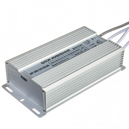 Led блок 12В MF/20.83A 250 Bт IP 65