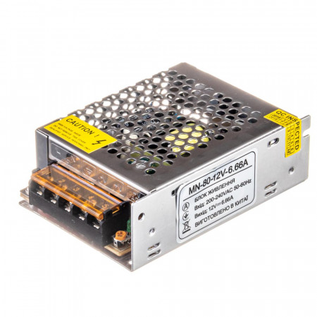Led блок 12В MN/6.6A 80 Bт IP 20