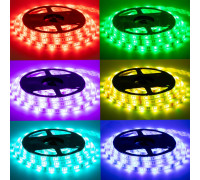 Led лента 12В rgb smd5050 30LED/m IP65, 1м