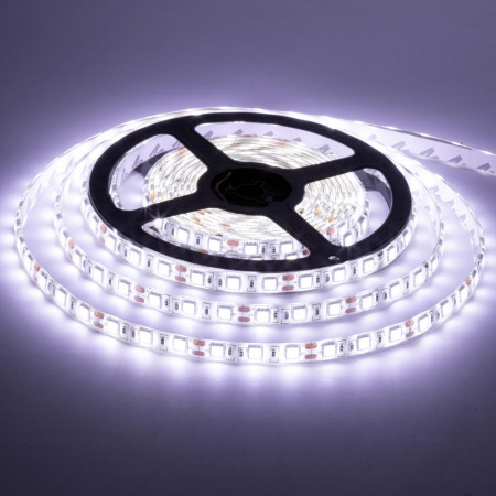 Led лента 12В белая smd5050 60LED/m IP65, 1м