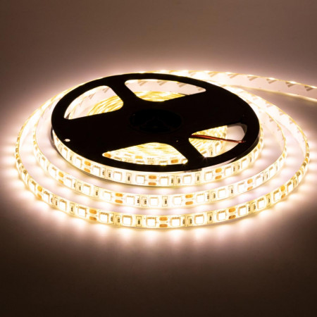Led лента 12В теплая белая smd5050 60LED/m IP65, 1м