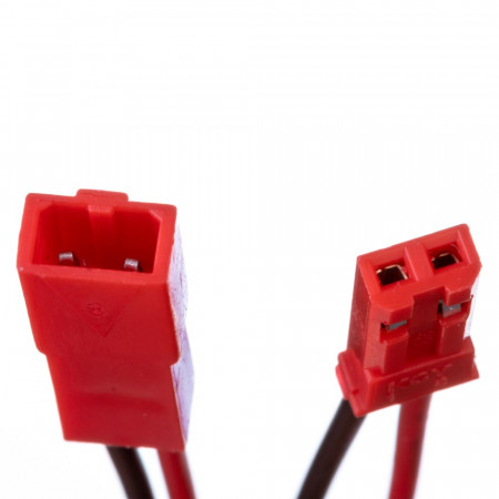 Led коннектор "папа"+"мама" 12 В 2pin красный