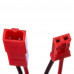 Led коннектор "папа"+"мама" 12 В 2pin красный