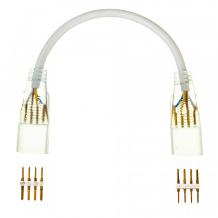 Соединитель для Led лент 220В smd5050 (2 разъема+2 шт. 4pin)