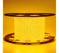 Led лента 220В желтая AVT smd2835 120LED/m 4W IP65 , 1м