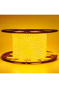 Led лента 220В желтая AVT smd2835 120LED/m 4W IP65 , 1м