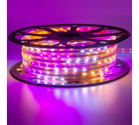 Мигающая Led лента Multi-Color 220В smd2835 48LED/m 6W IP65 , 1м