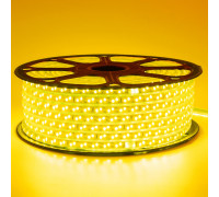 Led лента 220В желтая smd2835 120LED/m 12W IP65 , 1м