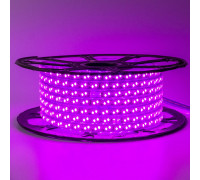 Led лента 220В розовая smd2835 120LED/m 12W IP65 , 1м