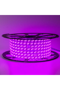 Led лента 220В розовая smd2835 120LED/m 12W IP65 , 1м