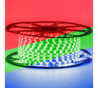 Led лента 220В rgb smd5050 5W/m 60LED/m IP65, 1м