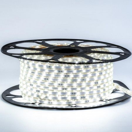 Led лента 220В нейтральная белая smd3014 120LED/m 5,5W IP65 , 1м