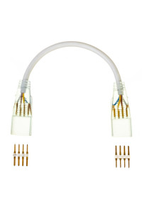 Соединитель для Led неона 220В AVT smd5050 (2 разъема+2 шт. 4pin) с проводом