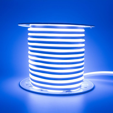 Led неон 220В синий AVT smd2835 120LED/m 7W IP65 , 1м