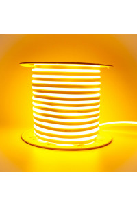 Led неон 220В желтый AVT smd2835 120LED/m 7W IP65 , 1м