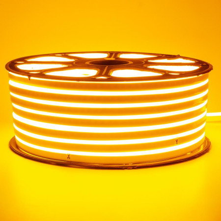 Led неон 220В желтый smd2835 120LED/m 12W IP65 , 1м