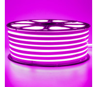 Led неон 220В розовый smd2835 120LED/m 12W IP65 , 1м