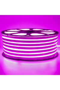 Led неон 220В розовый smd2835 120LED/m 12W IP65 , 1м