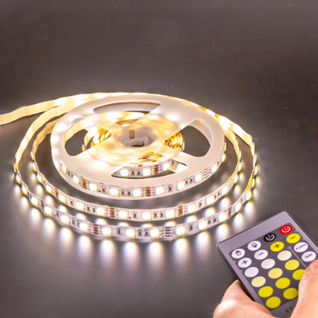 Led лента 12В w+ww AVT smd5025 60LED/m IP20, 1м