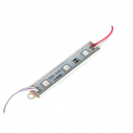 Модуль МТК 12V красный 3led smd5050 0.72Вт IP65
