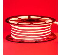Led неон 220В красный AVT-1 smd2835 120LED/m 7W IP65 , 1м
