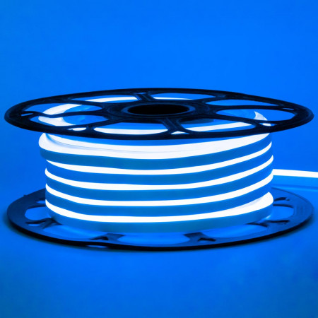 Led неон 220В синий AVT-1 smd2835 120LED/m 7W IP65 , 1м