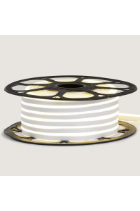 Неоновая лента светодиодная белая 12V силикон 6х12 AVT- smd2835 120LED/м 13Вт/м IP65