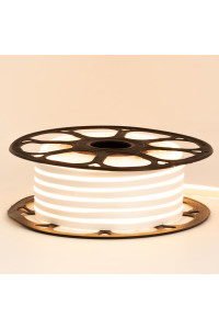 Неоновая лента светодиодная белая теплая 12V 6х12 AVT-smd2835 120LED/м 13Вт/м IP65