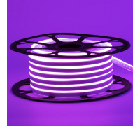 Неоновая лента светодиодная фиолетовая 12V 6х12 AVT-smd2835 120LED/м 11 Вт/м IP65
