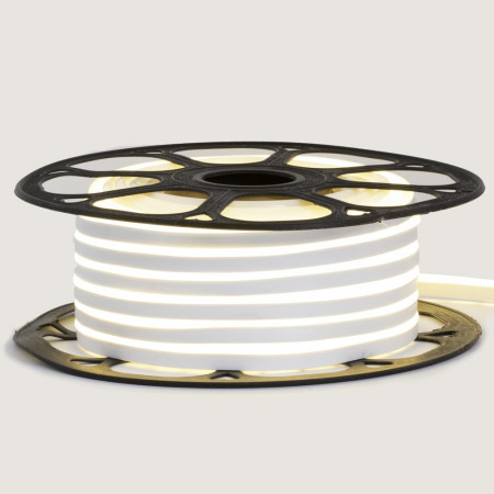 Led неон 12В белый 8х16 пвх smd2835 120LED/m 6W IP65 , 1м