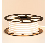 Led неон 12В белый теплый 8х16 пвх smd2835 120LED/m 6W IP65 , 1м