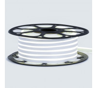 Led неон 12В нейтральный белый 8х16 пвх smd2835 120LED/m 6W IP65 , 1м