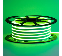 Led неон 12В зеленый 8х16 пвх smd2835 120LED/m 6W IP65 , 1м