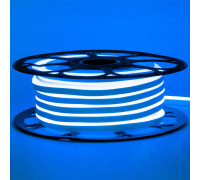 Led неон 12В синий 8х16 пвх smd2835 120LED/m 6W IP65 , 1м