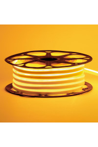 Led неон 12В желтый 8х16 пвх smd2835 120LED/m 6W IP65 , 1м